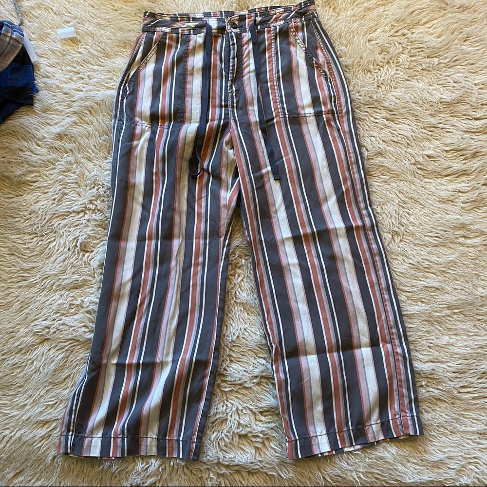 AEO wide leg striped pants